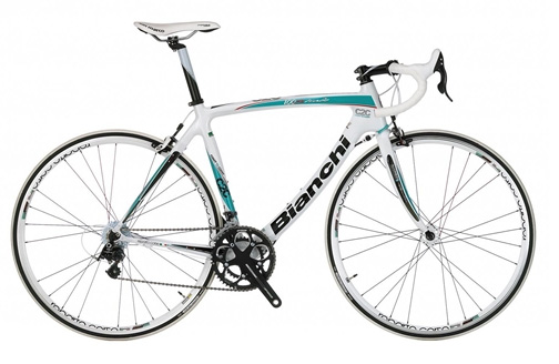 CENTO STRADE Campagnolo Veloce 10v Compact - Bianchi