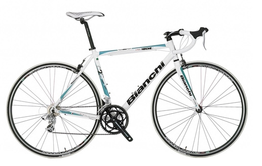 VIA NIRONE 7 Alu Shimano 2300 8v mix Compact - Bianchi