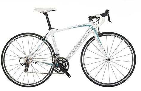 Intenso Dama Bianca Shimano 105 10sp Compact - Bianchi